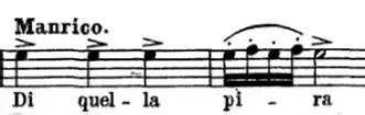 Di quella pira, A Triumphant Aria Brimming with Both Torment and Yearning